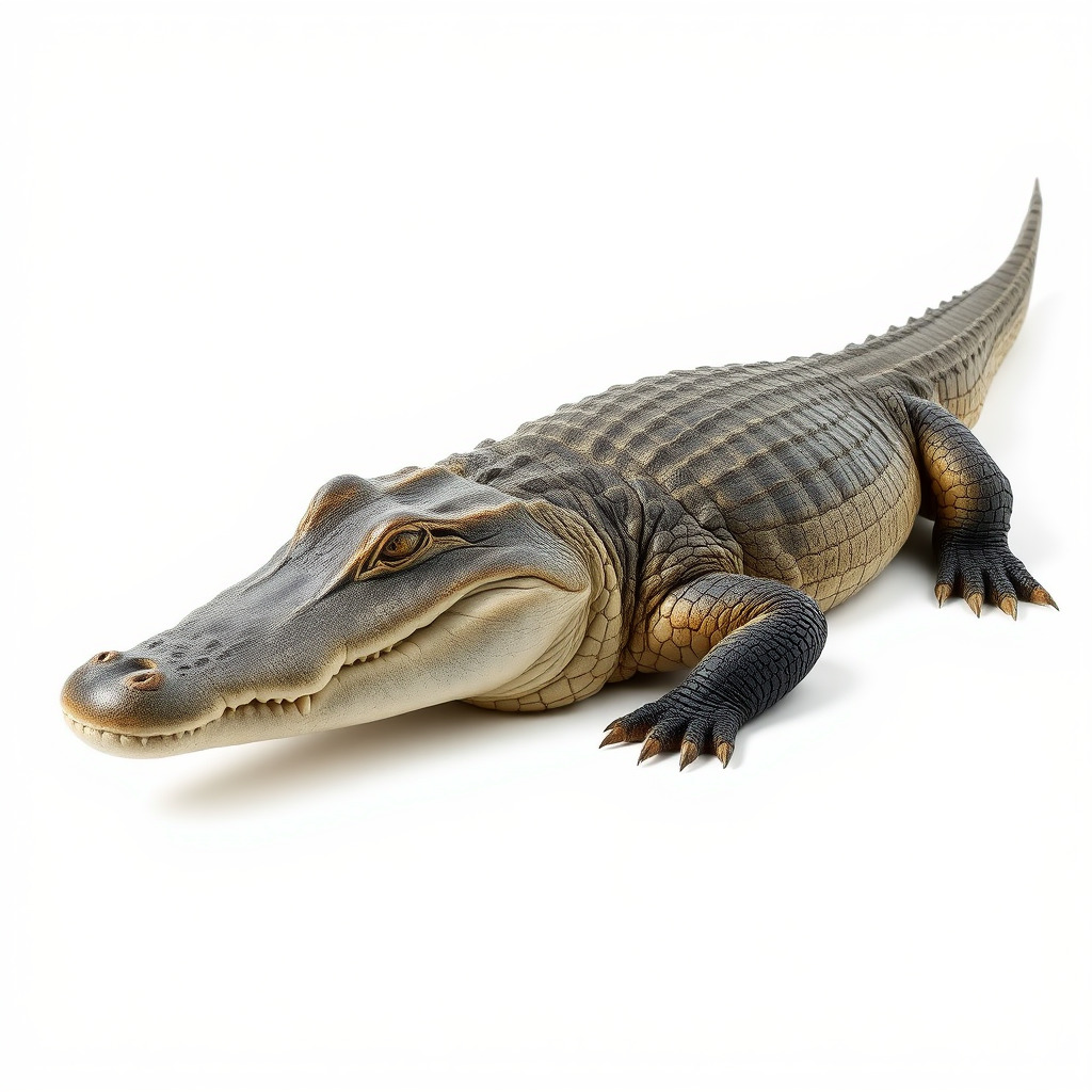 Crocodile Scarred Scales Model Pack Low-poly 3D model_4