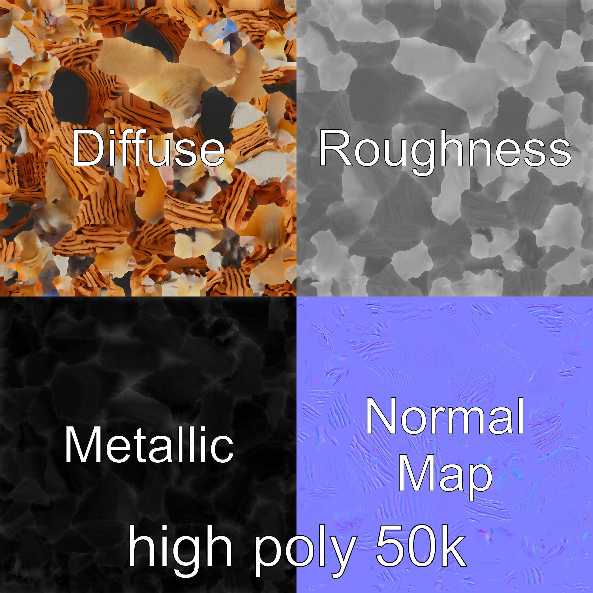 Sleeping Cat in Basket Luxurious model pack Low-poly 3D model_3