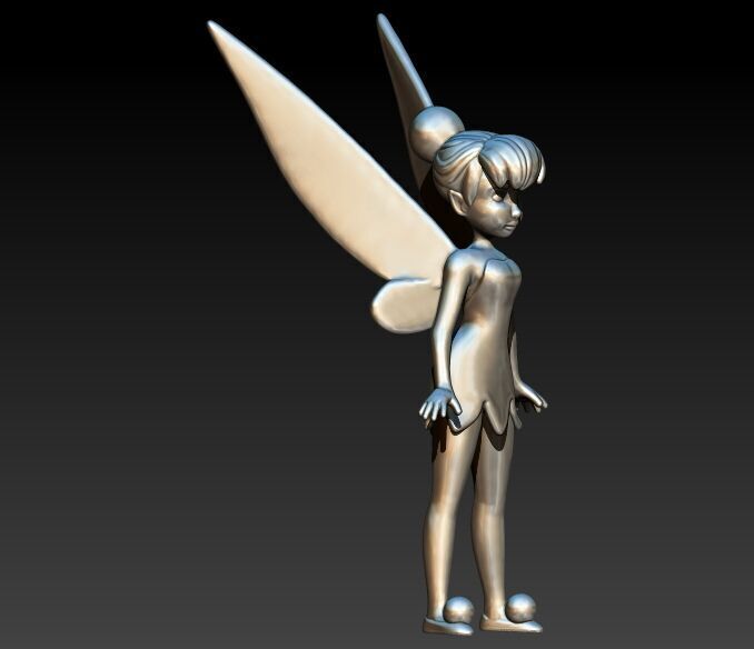 Fairy Pendant Necklace Charm Jewelry  3D print model_17