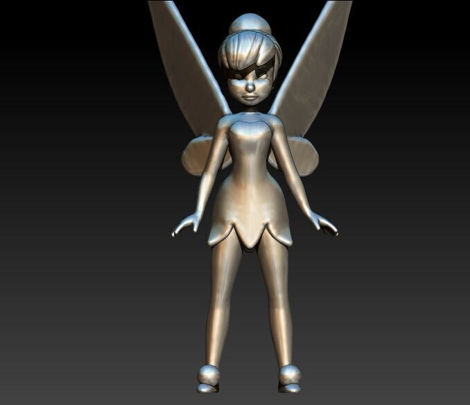 Fairy Pendant Necklace Charm Jewelry  3D print model_24