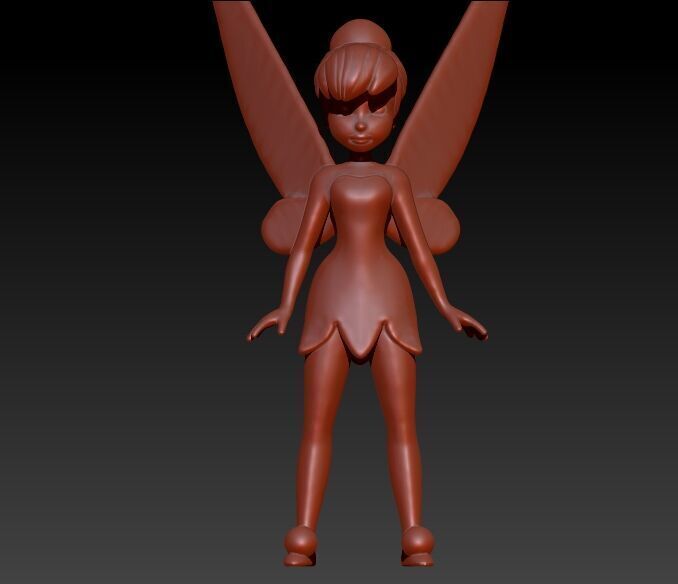 Fairy Pendant Necklace Charm Jewelry  3D print model_1