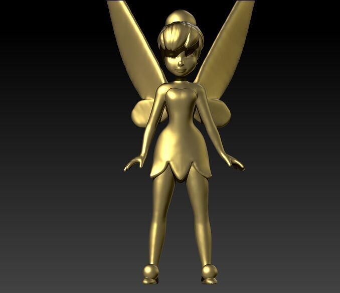 Fairy Pendant Necklace Charm Jewelry  3D print model_7