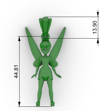 Fairy Pendant Necklace Charm Jewelry  3D print model_19