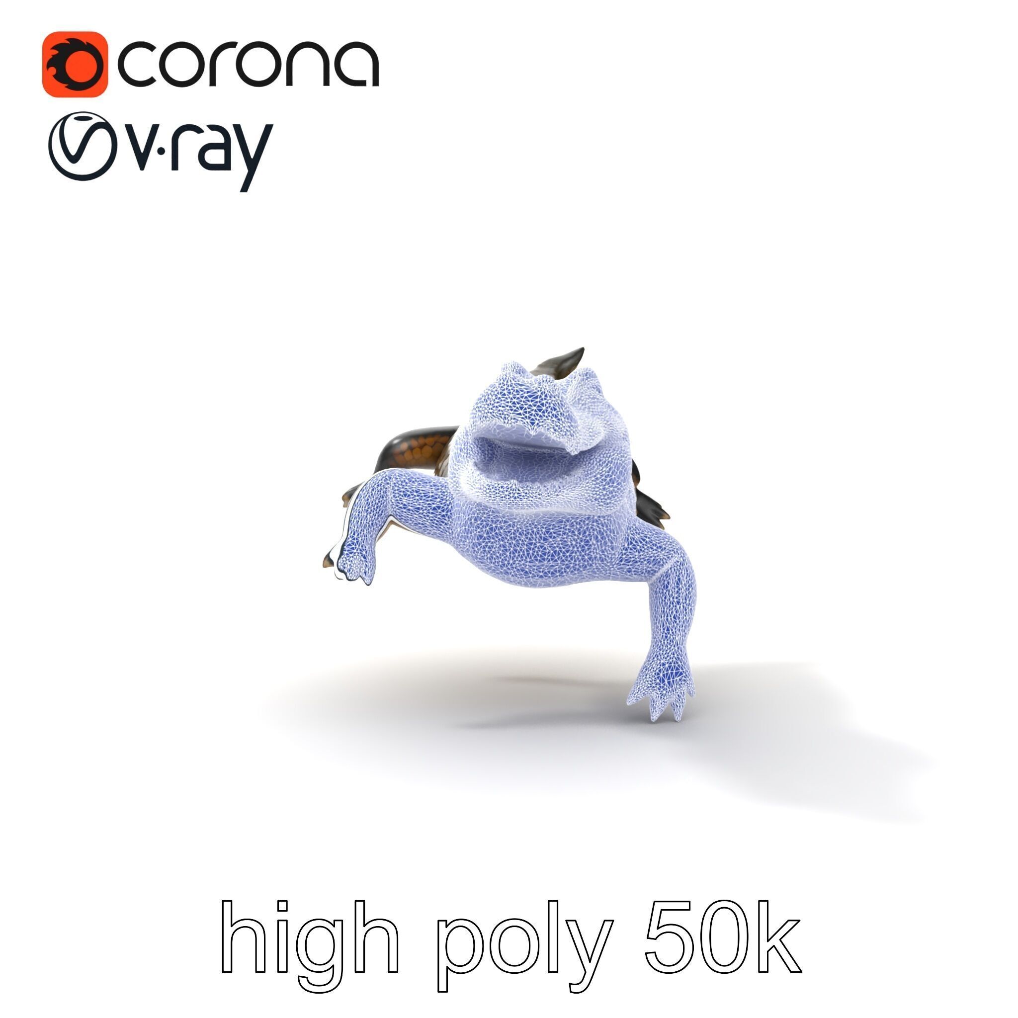 Alligator Broad Snout Realistic Sculpture model pack Low-poly 3D model_23