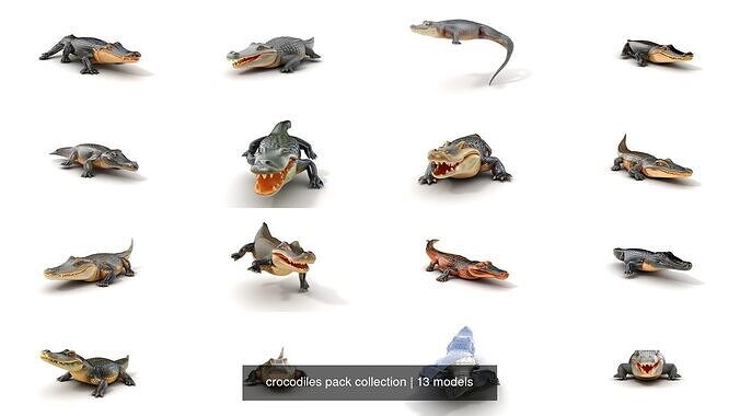 crocodiles pack collection 