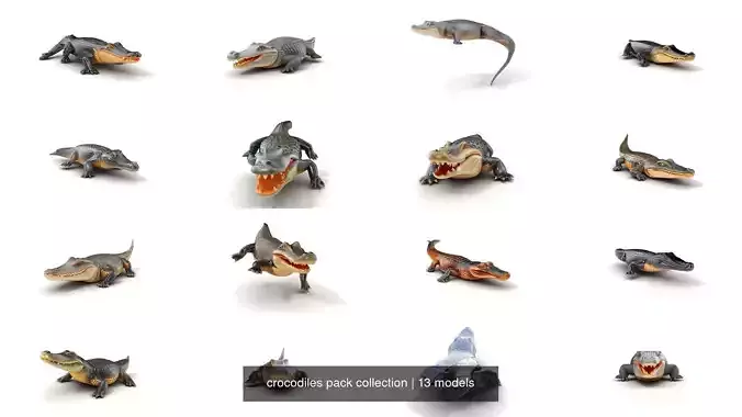 crocodiles pack collection