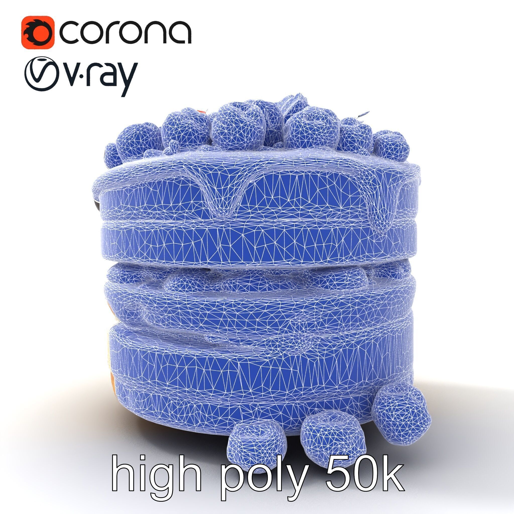 Berry Cake Dessert Delight model pack Low-poly 3D model_28