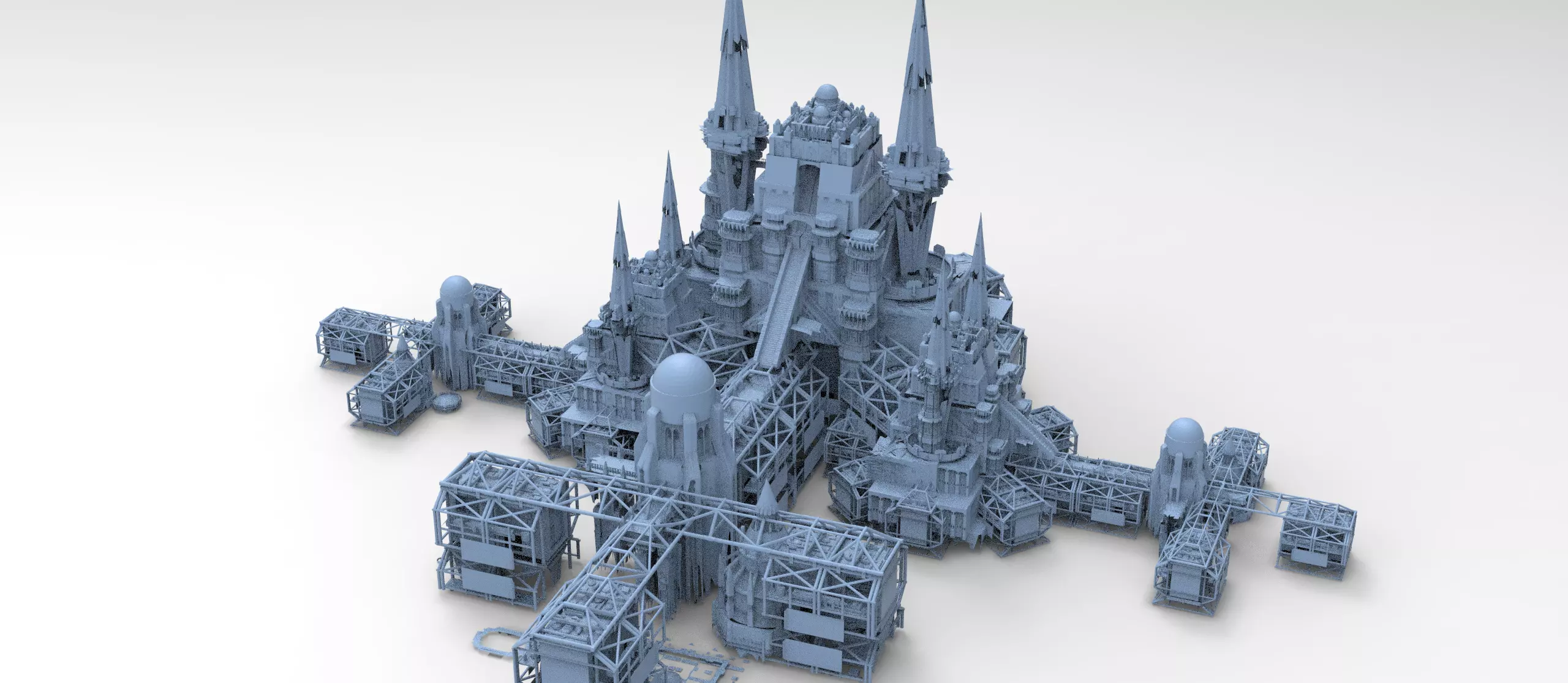 Ancient Mars Emperors estate 3 3D model_0