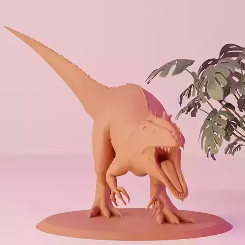 3D Printable Giganotosaurus Miniature