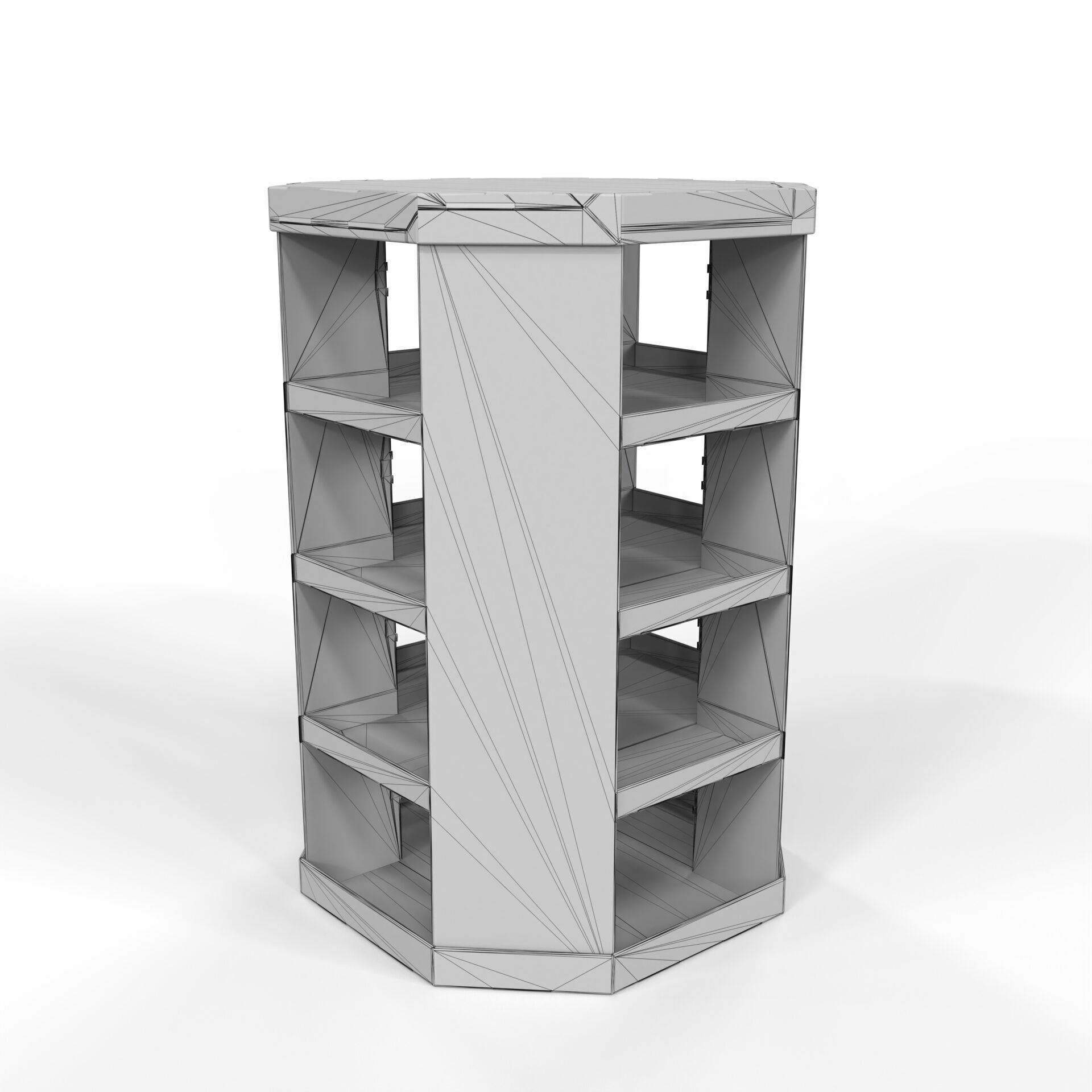 Point of Sale Cardboard Display Stand Texture_3