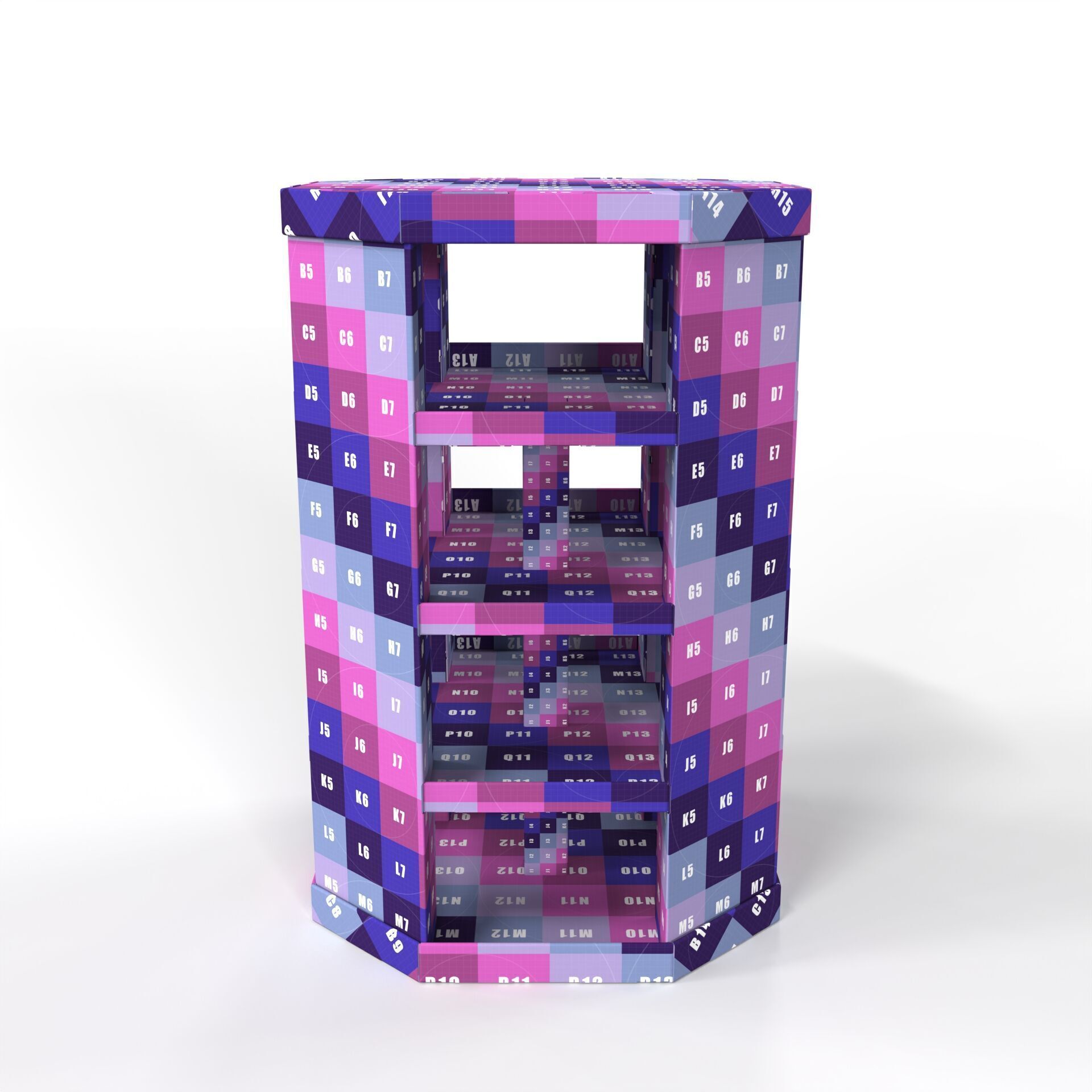 Point of Sale Cardboard Display Stand Texture_7