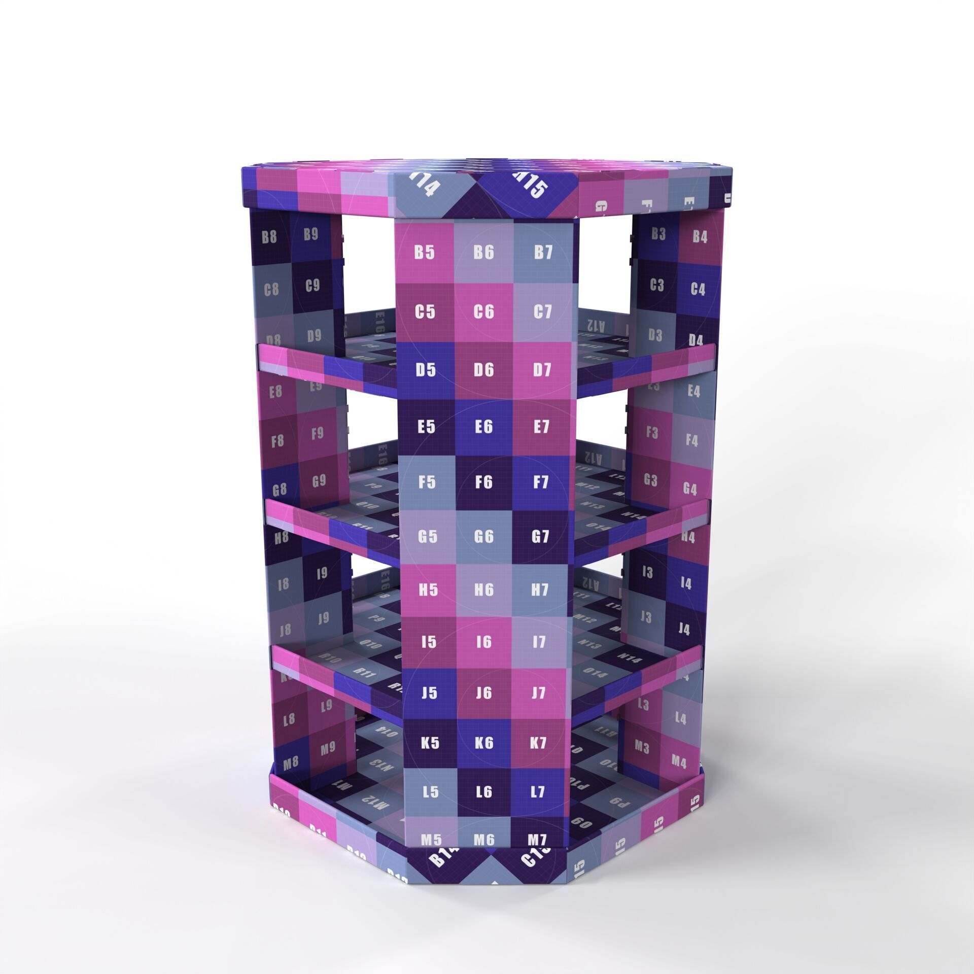 Point of Sale Cardboard Display Stand Texture_8