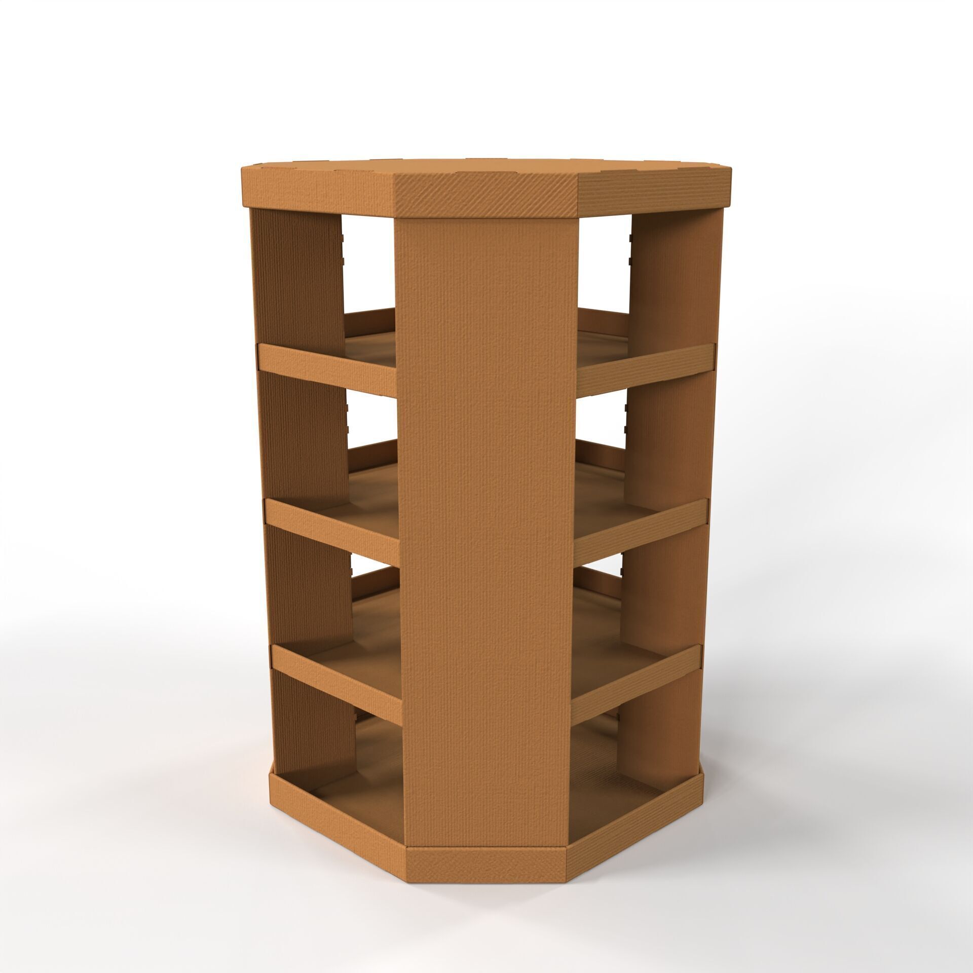 Point of Sale Cardboard Display Stand Texture_2