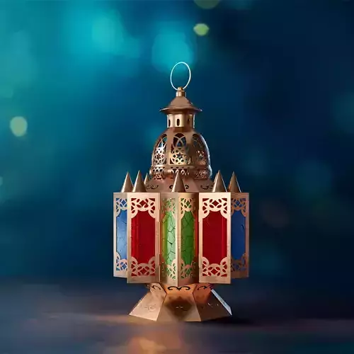  lantern Ramadan 3D model