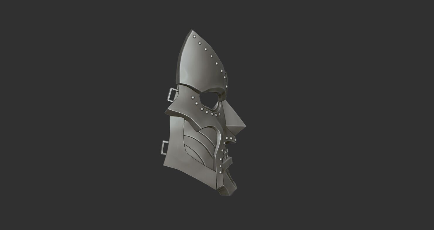 DR DOOM MASK MARVEL 3D print model_9