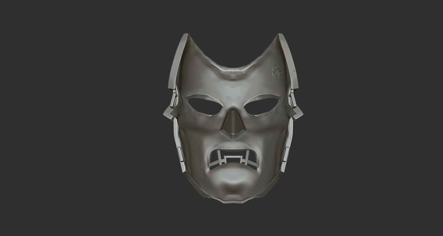 DR DOOM MASK MARVEL 3D print model_8