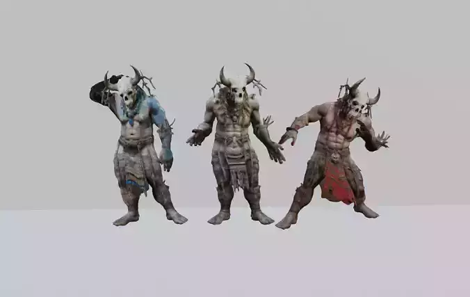 Fantasy Shaman 3D Model