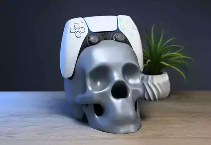 Skull minimal Ps5 controller stand