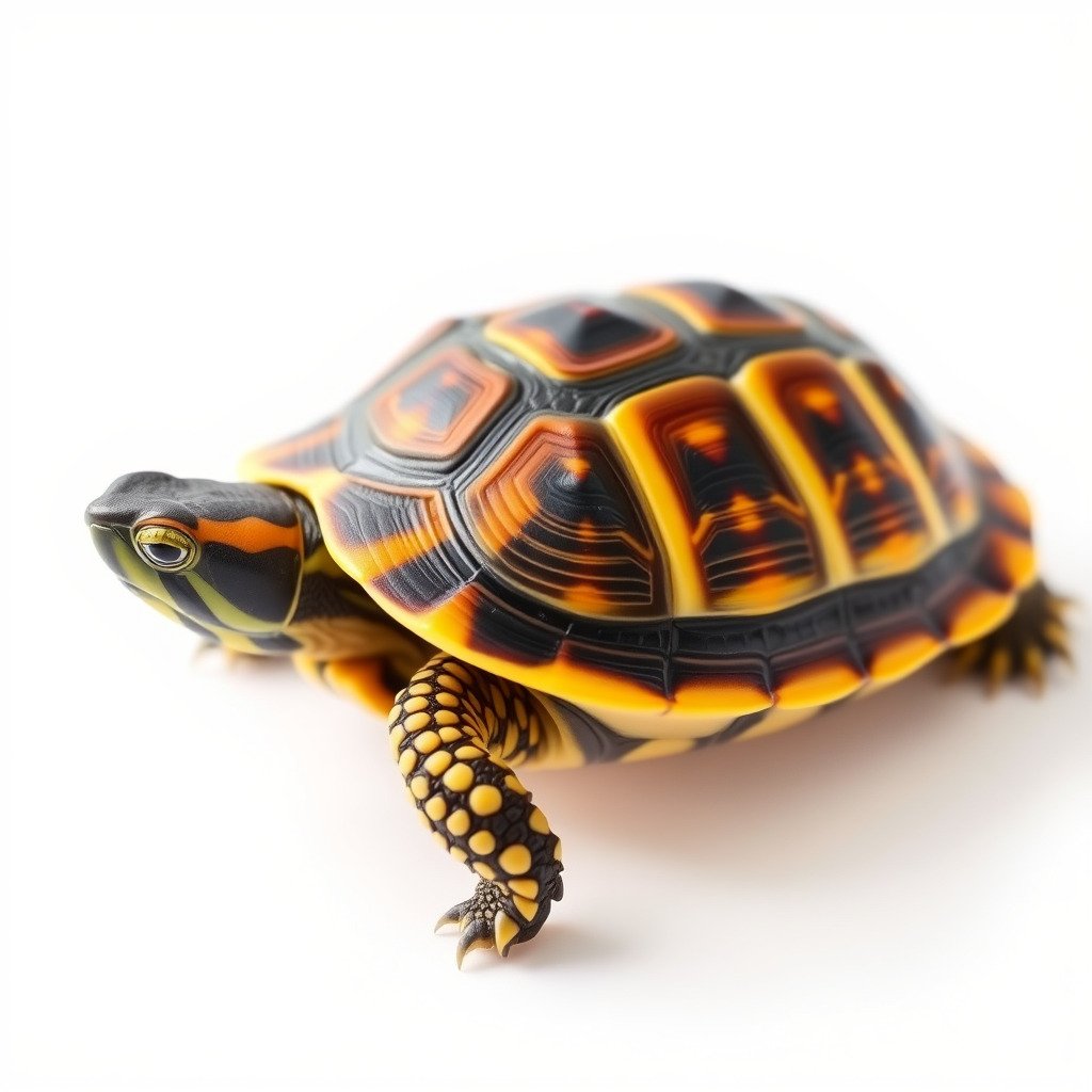YellowMargined Box Turtle Realistic Detail Model Pack Low-poly 3D model_4