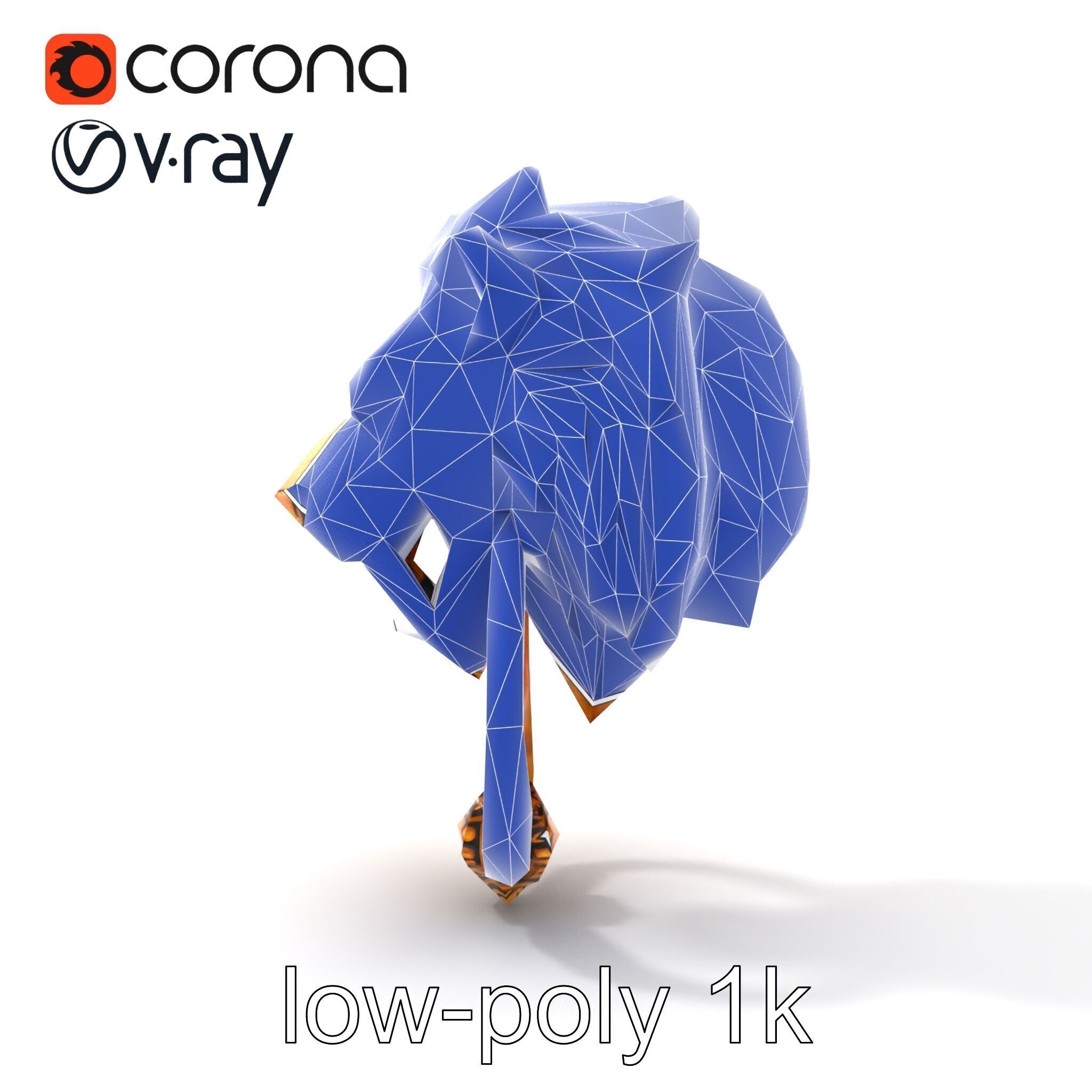 Malevolent Lion Head Door Knocker Bronze model pack Low-poly 3D model_22