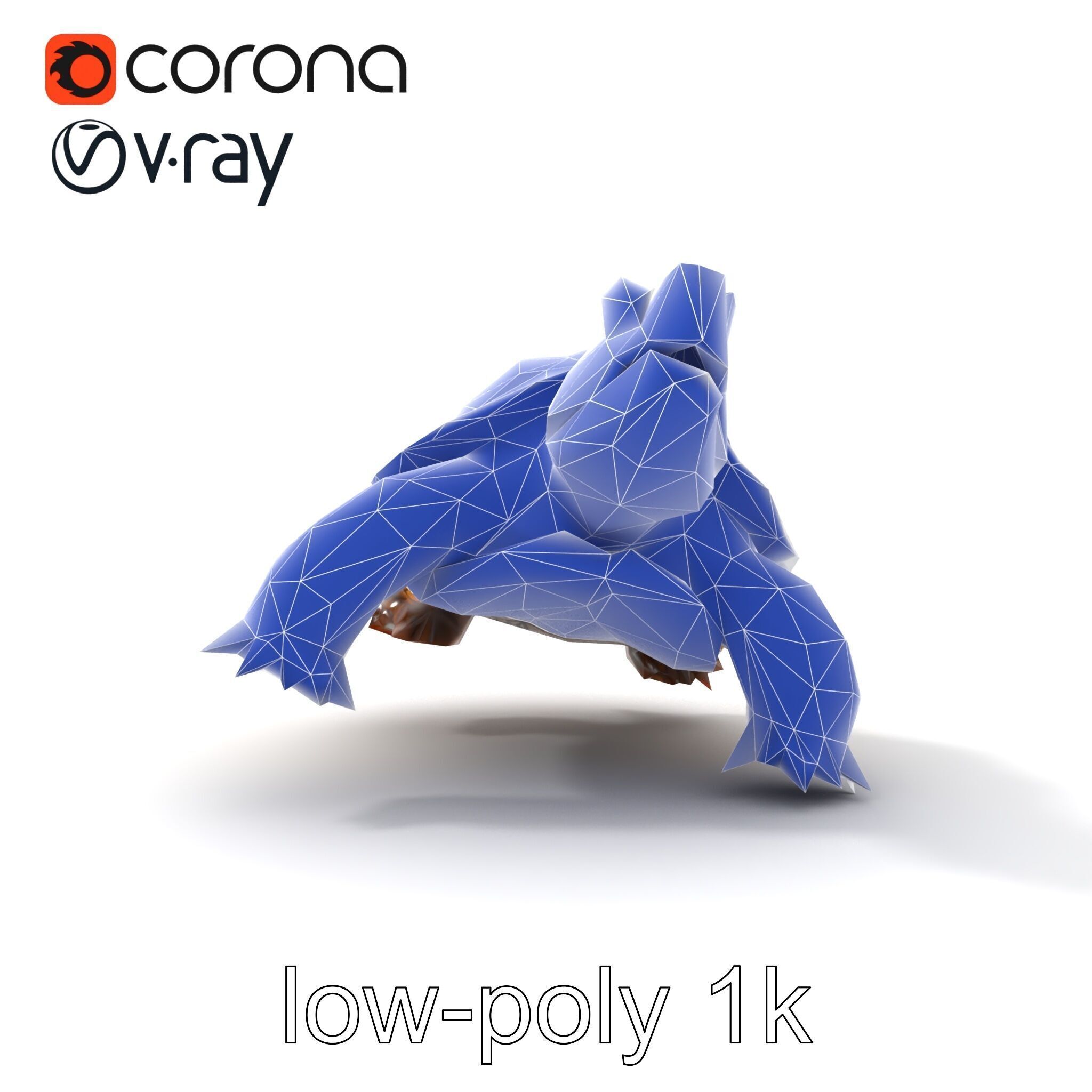 Snapping Turtle Strong Jaw Detailed Model Pack Low-poly 3D model_32