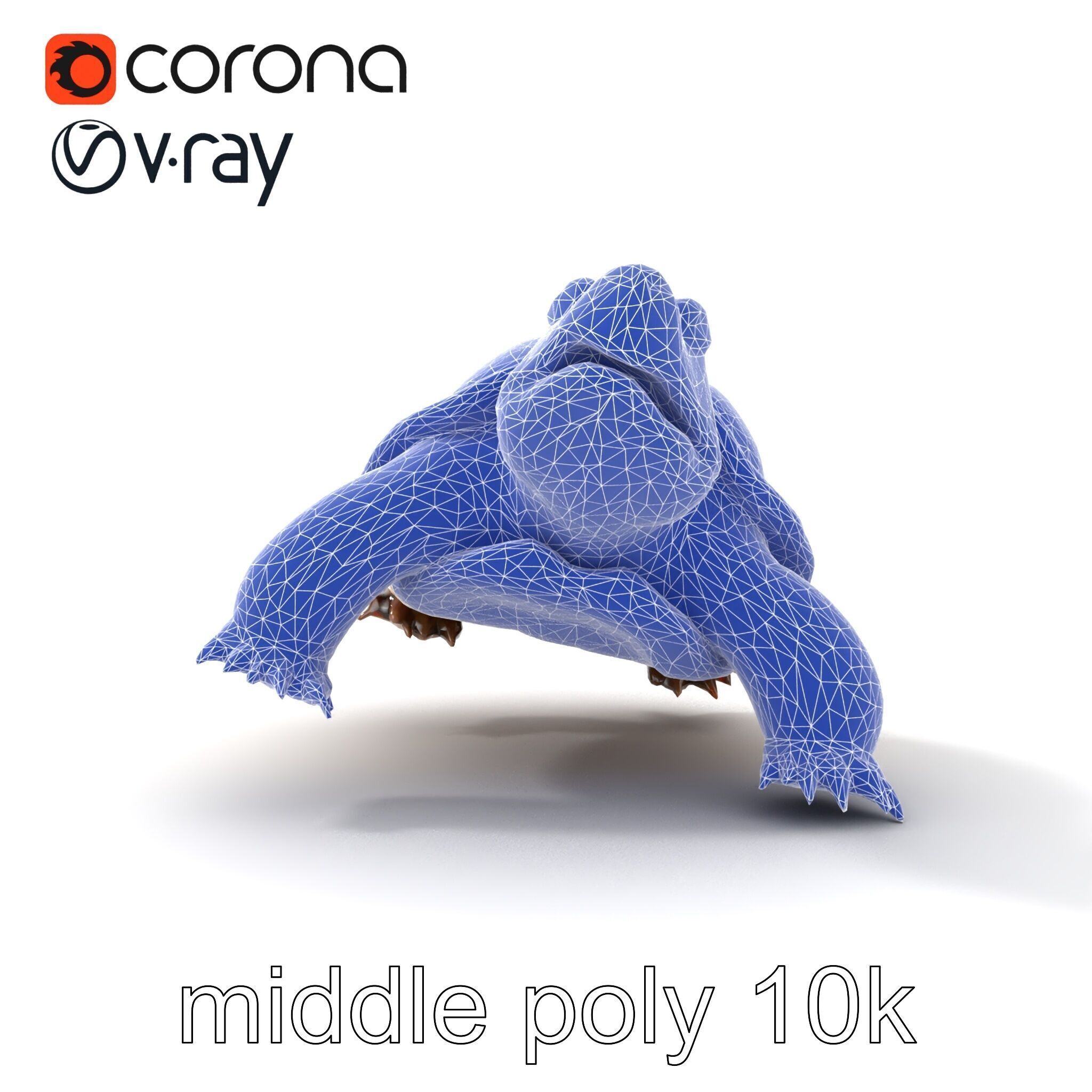 Snapping Turtle Strong Jaw Detailed Model Pack Low-poly 3D model_23