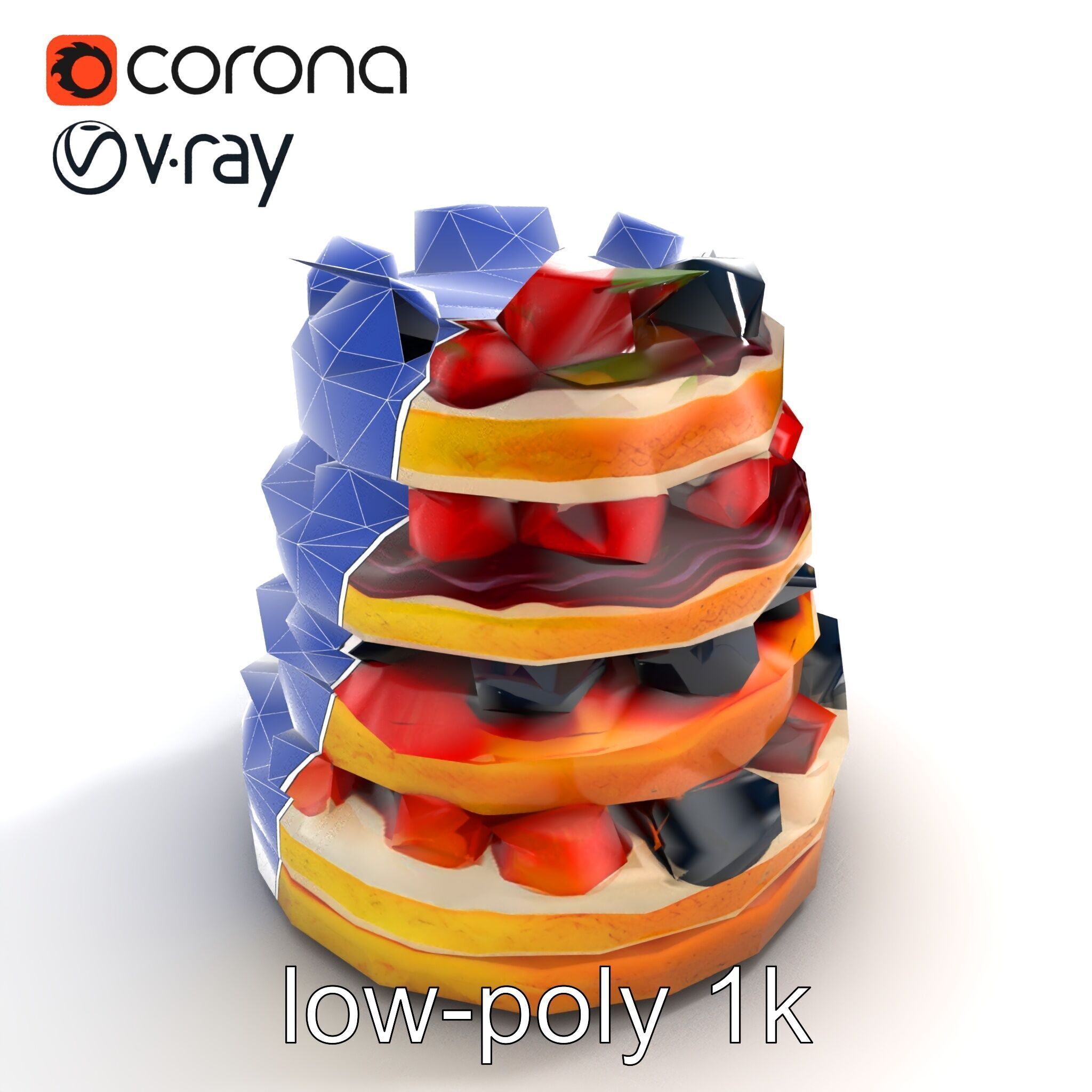 Lion Head Door Handle Sculpture model pack Low-poly 3D model_22