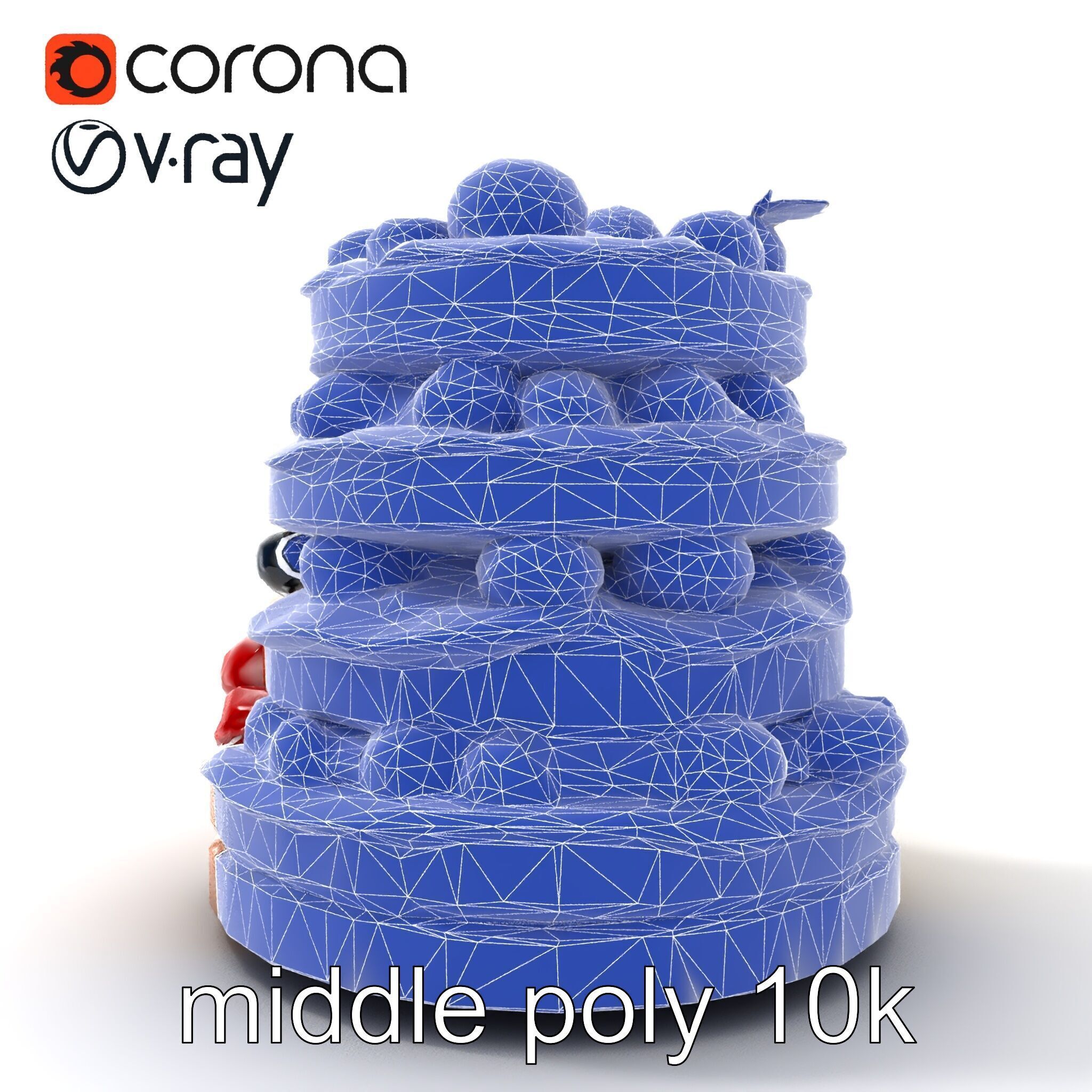 Lion Head Door Handle Sculpture model pack Low-poly 3D model_37