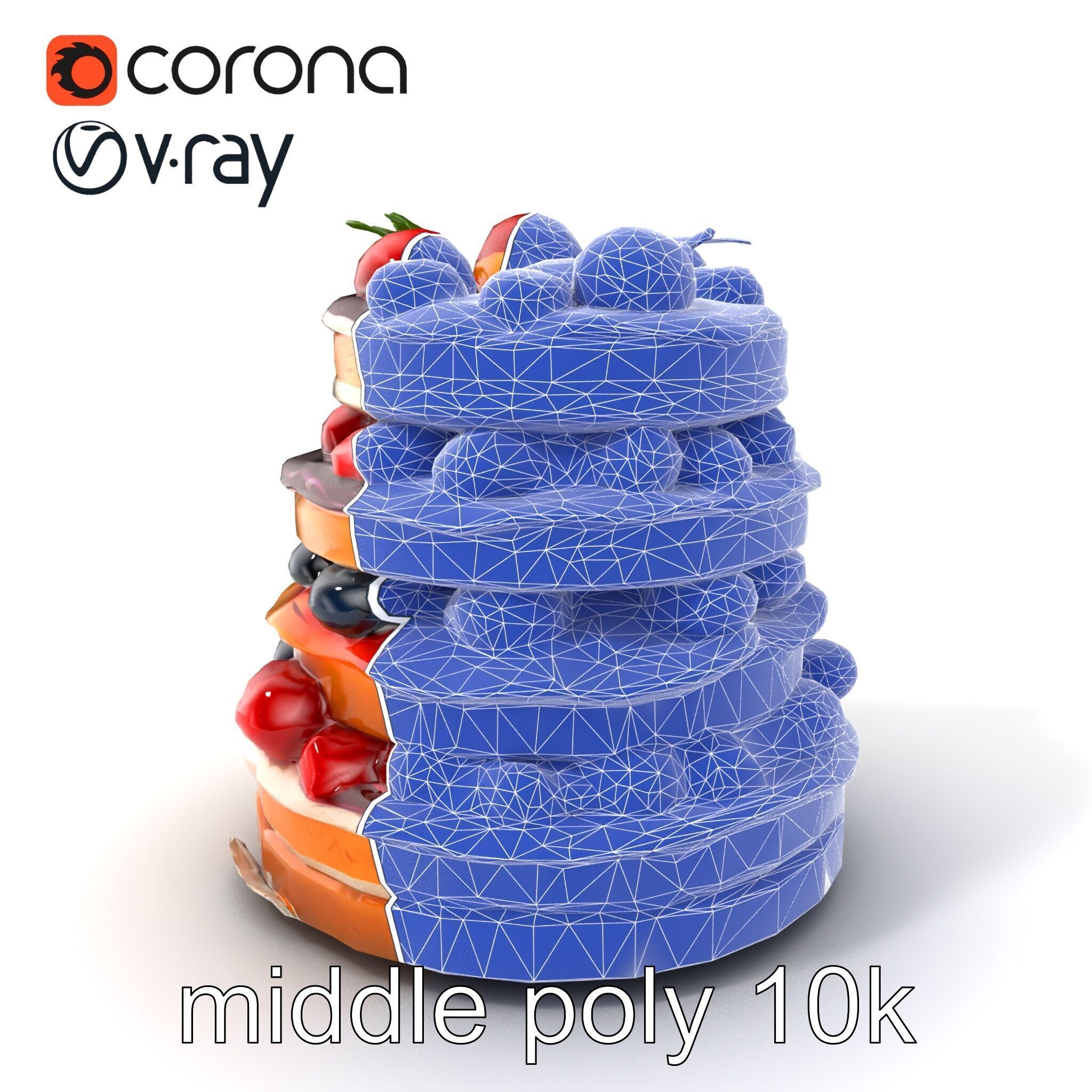 Lion Head Door Handle Sculpture model pack Low-poly 3D model_12