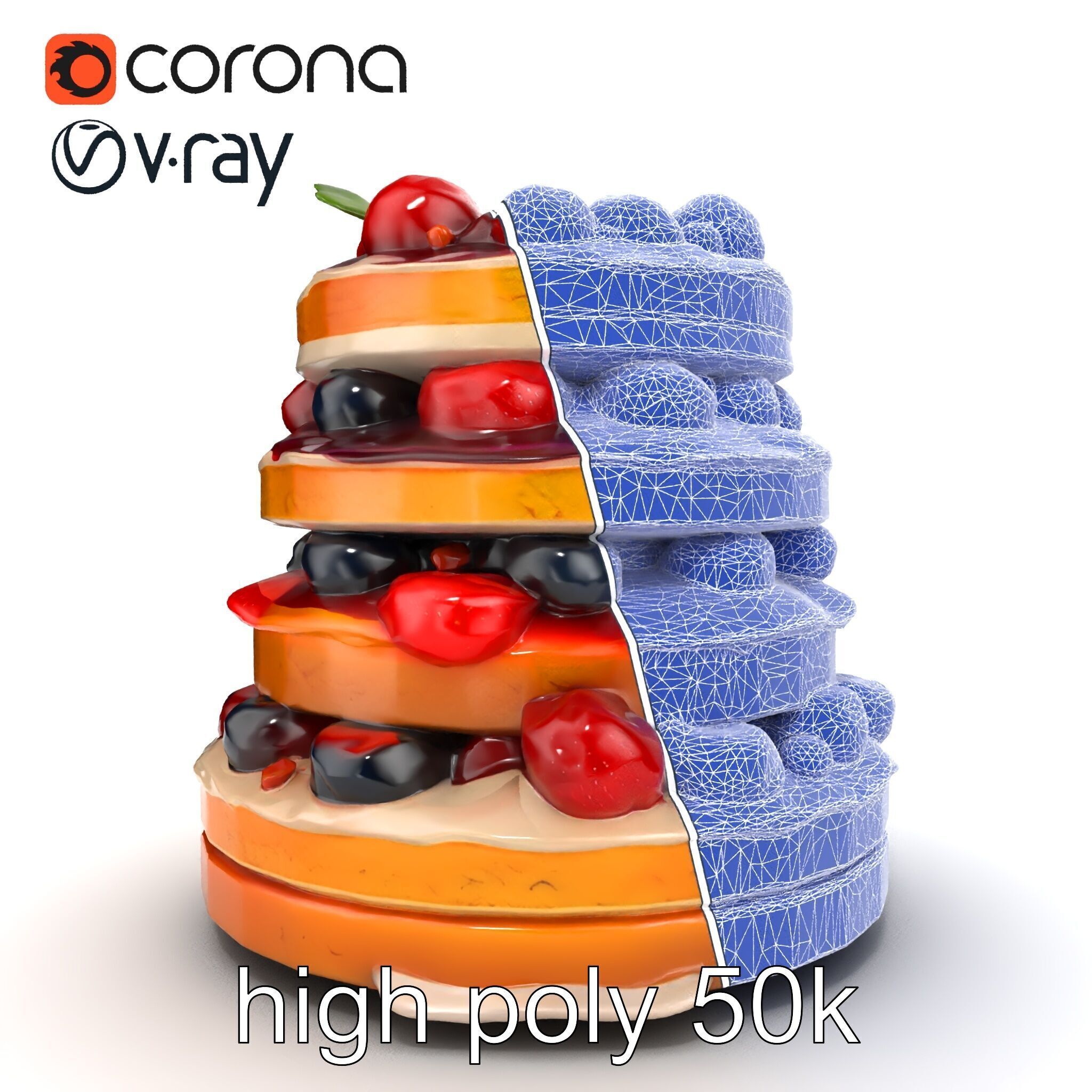 Lion Head Door Handle Sculpture model pack Low-poly 3D model_29