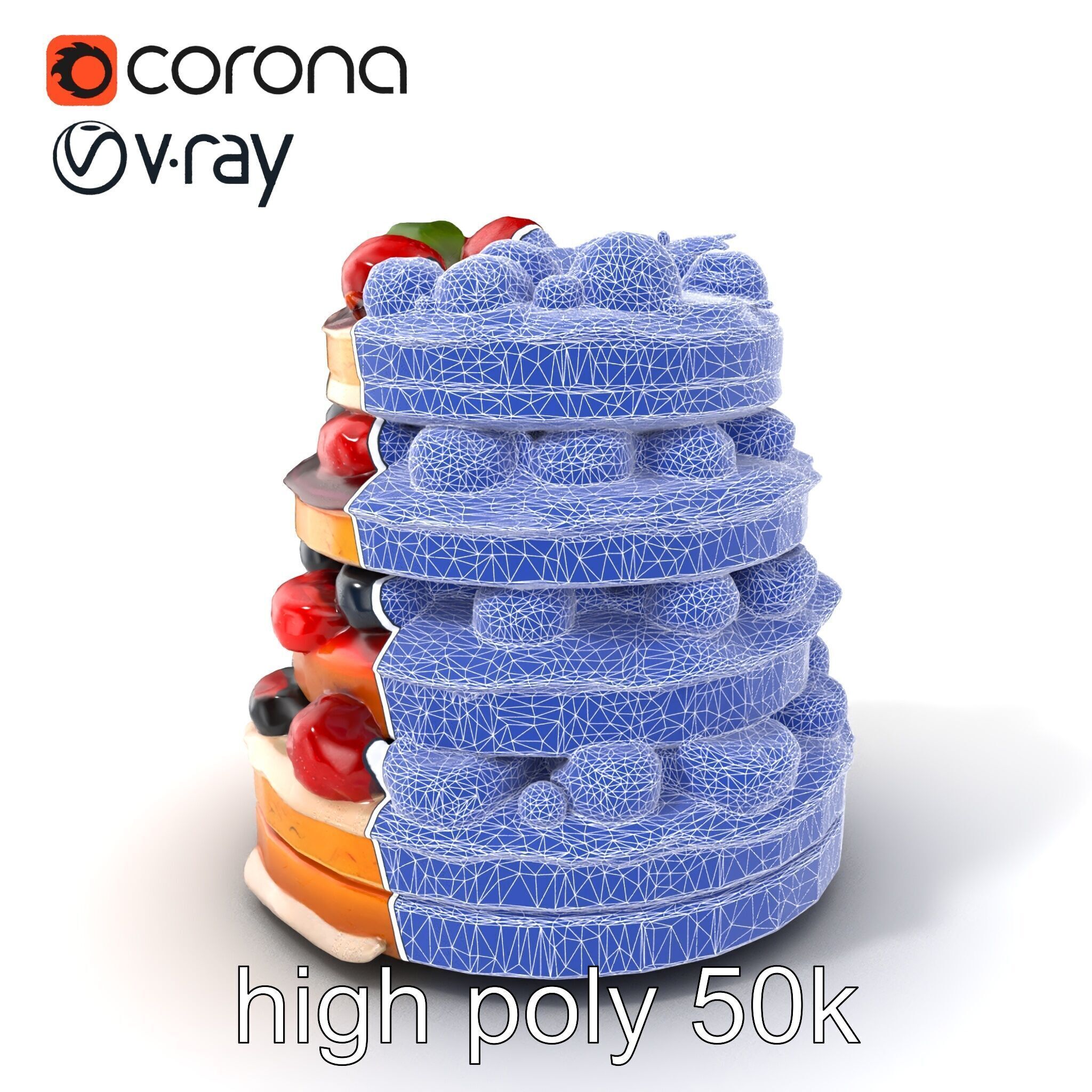 Lion Head Door Handle Sculpture model pack Low-poly 3D model_20