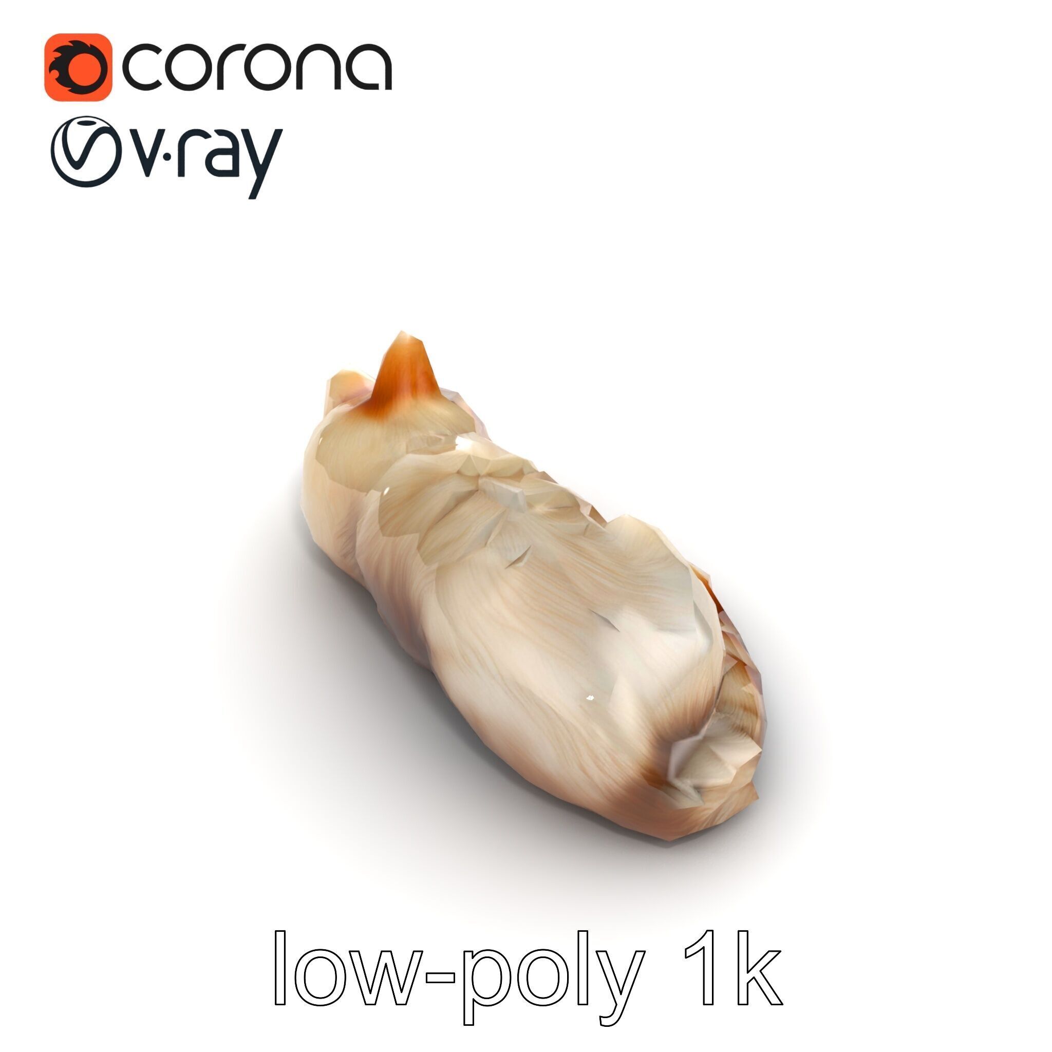 Sleeping Fluffy Cat Relaxation model pack Low-poly 3D model_52