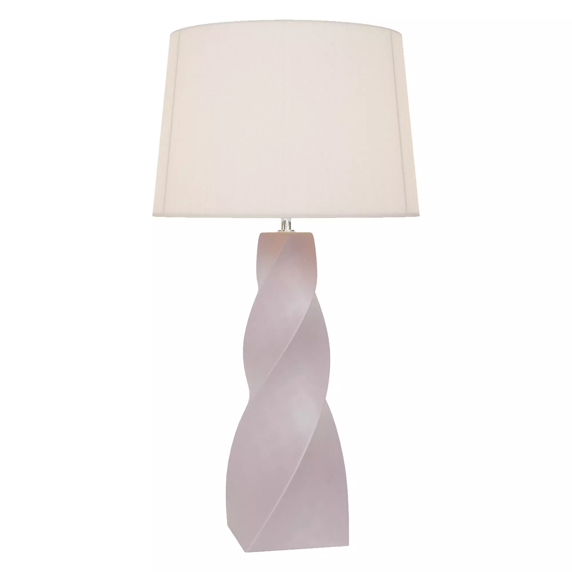 Rapunzel Beige Ceramic Table Lamp 3D model
