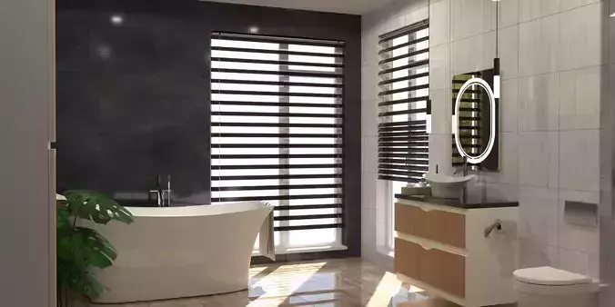 Bathroom Scene Assets 5 Modern