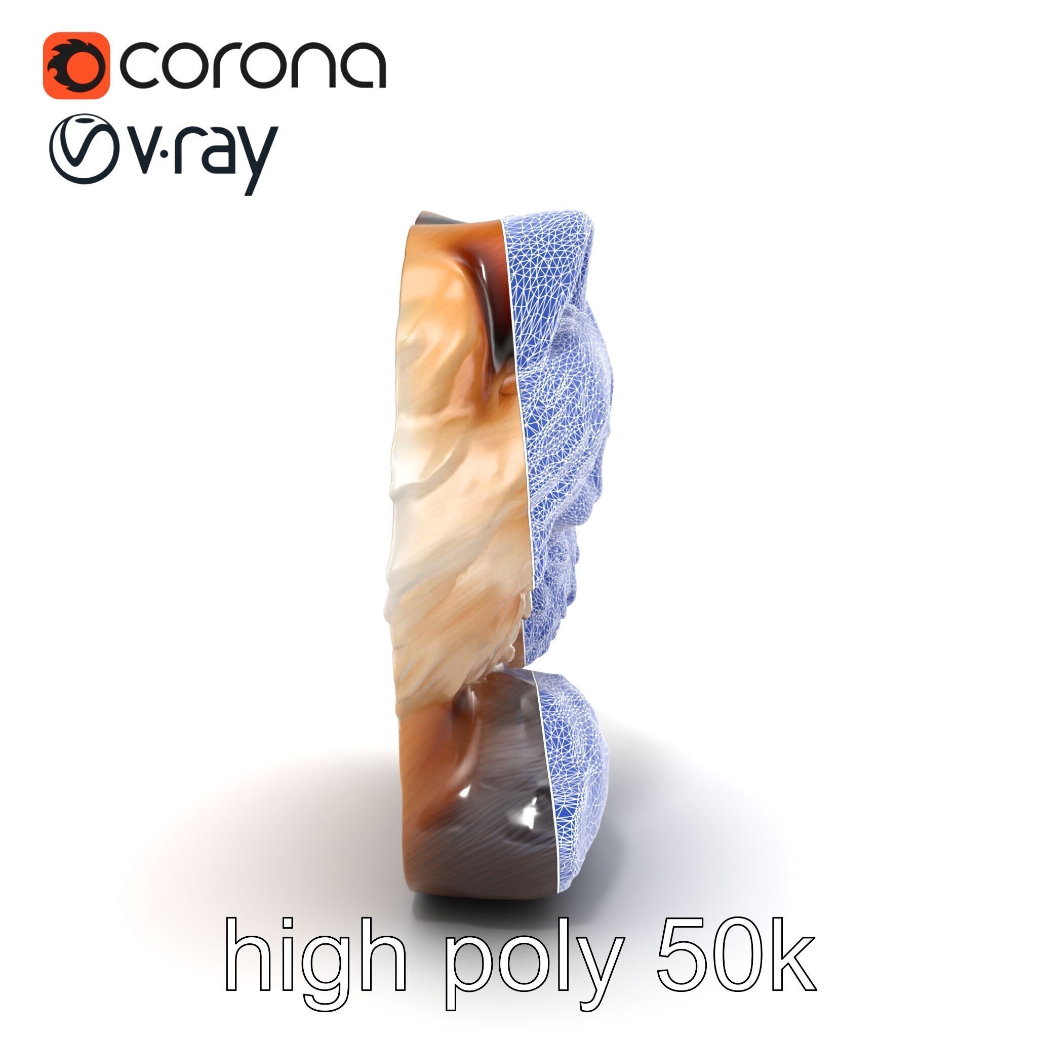 Fluffy Cat D Model Pack with Realistic Fur Detail Low-poly 3D model_14