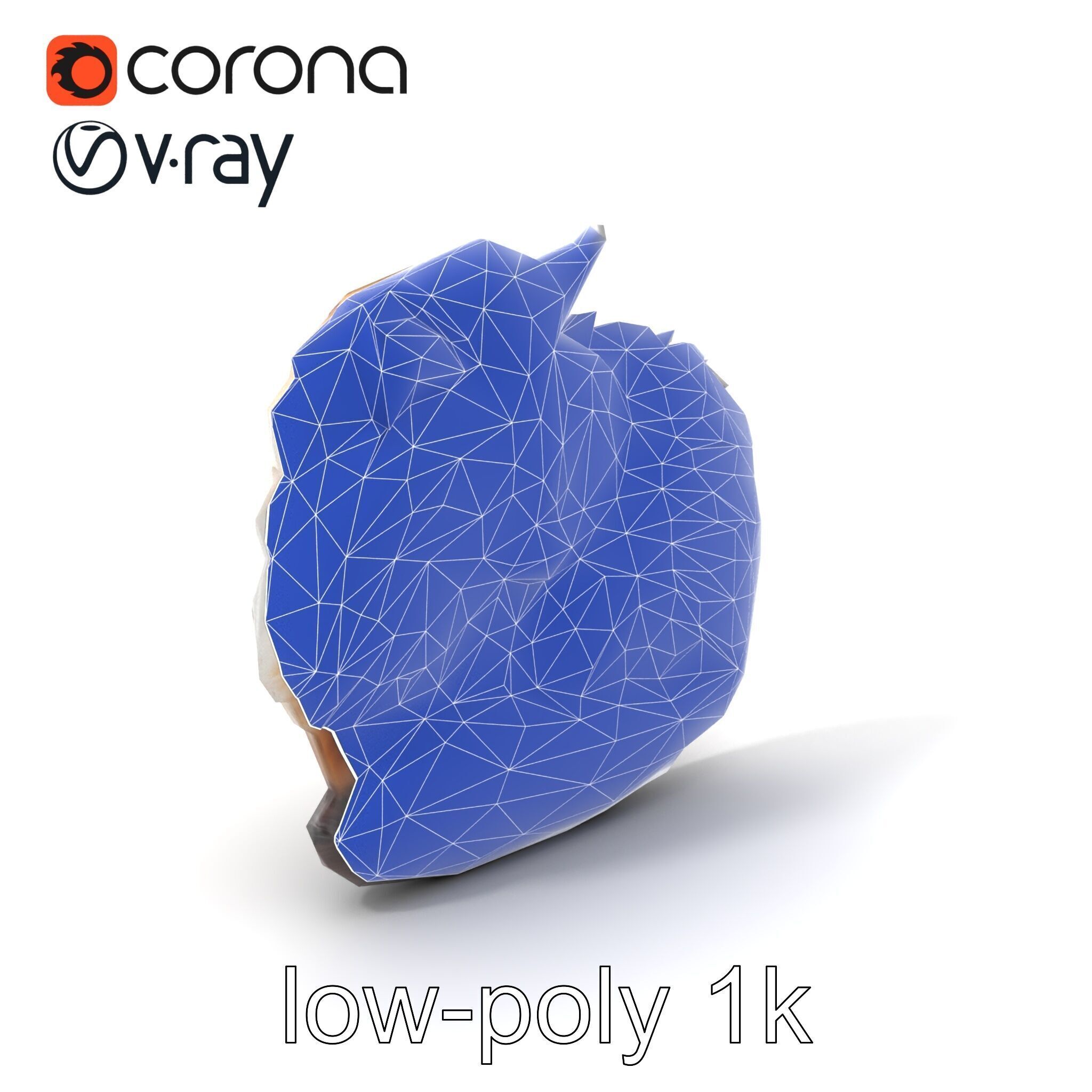 Fluffy Cat D Model Pack with Realistic Fur Detail Low-poly 3D model_7