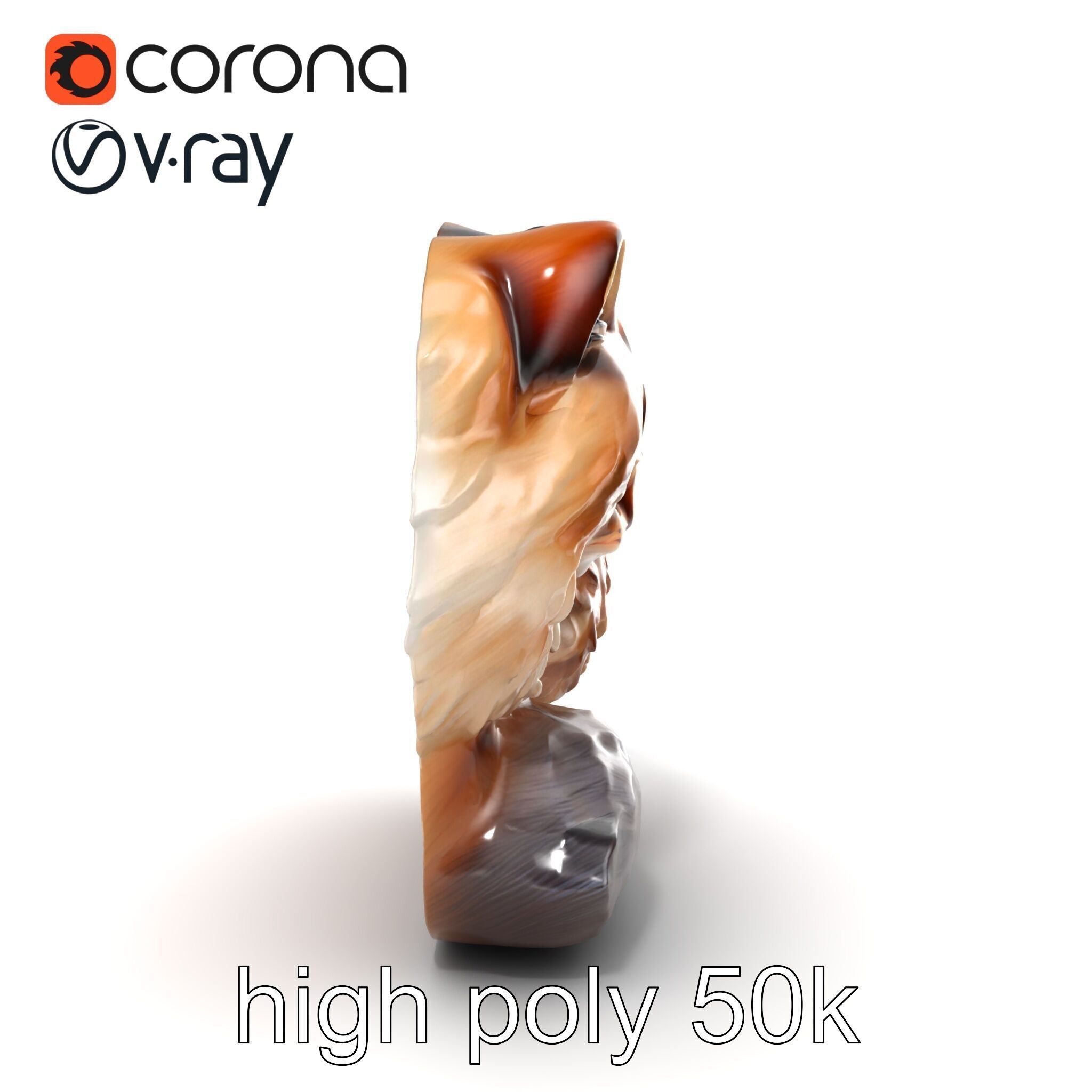 Fluffy Cat D Model Pack with Realistic Fur Detail Low-poly 3D model_27