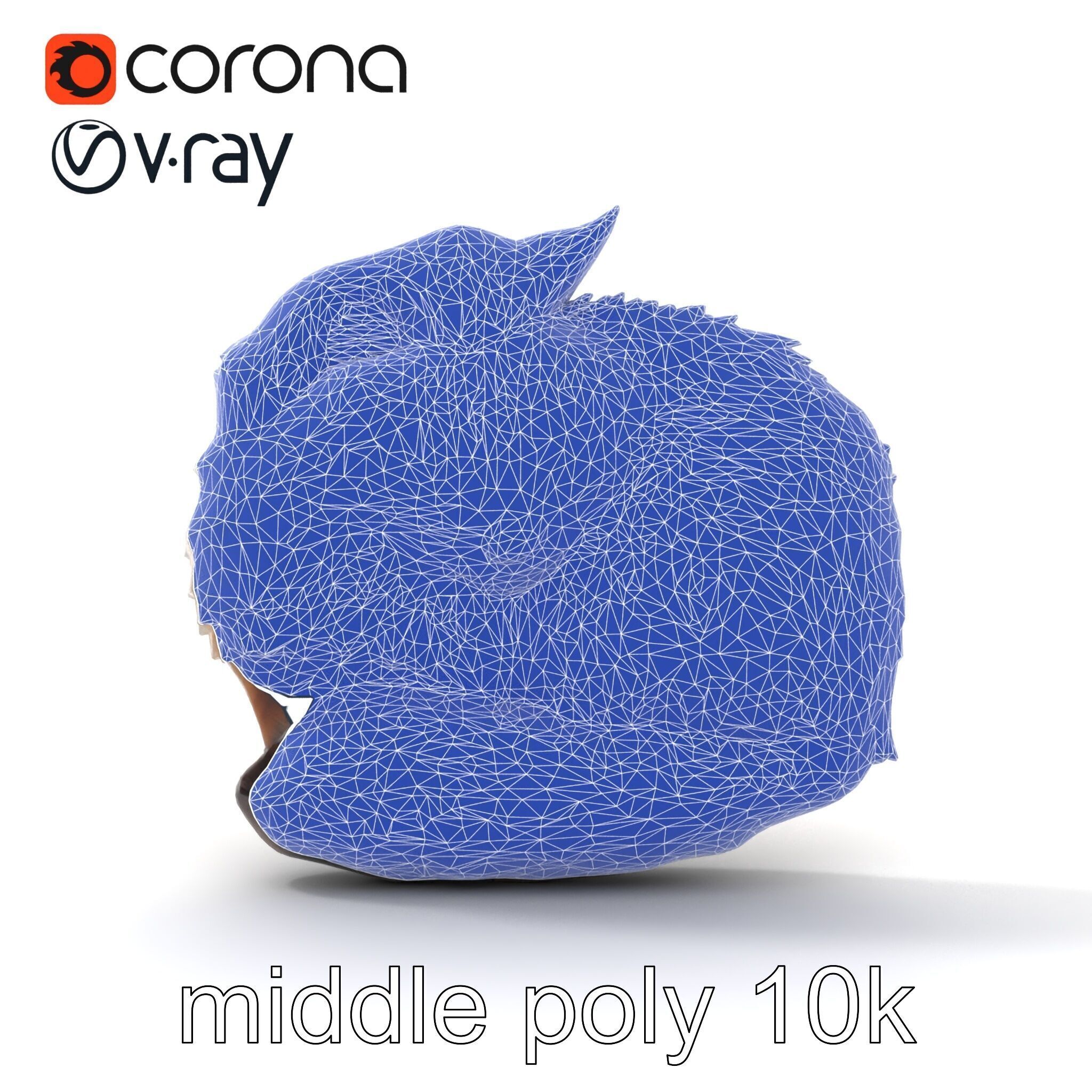 Fluffy Cat D Model Pack with Realistic Fur Detail Low-poly 3D model_26