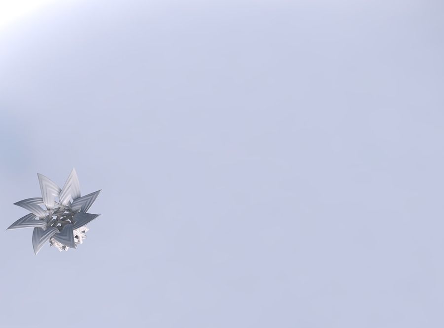 Bowl with interlacing lattice and extruded lines streched and... 3D print model_1