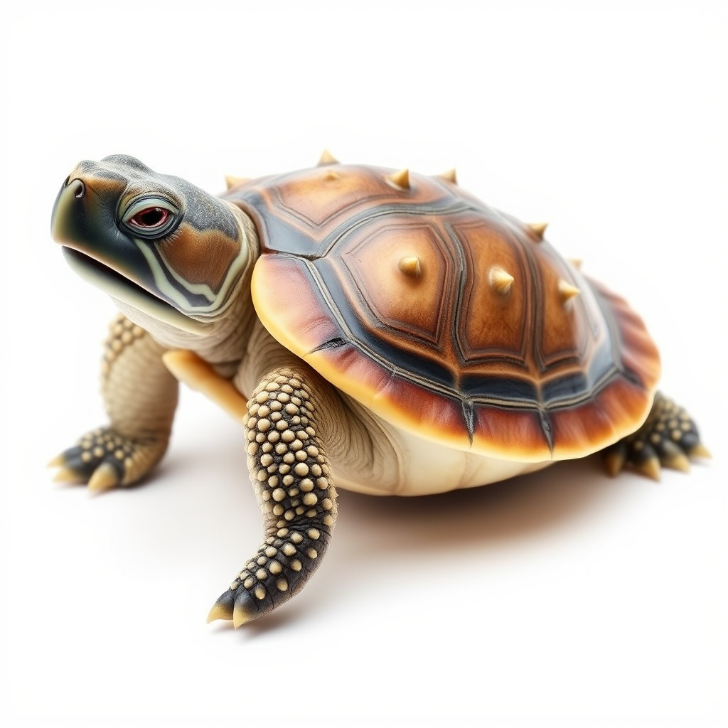 Spiny Softshell Turtle Detailed D Model Pack Low-poly 3D model_4