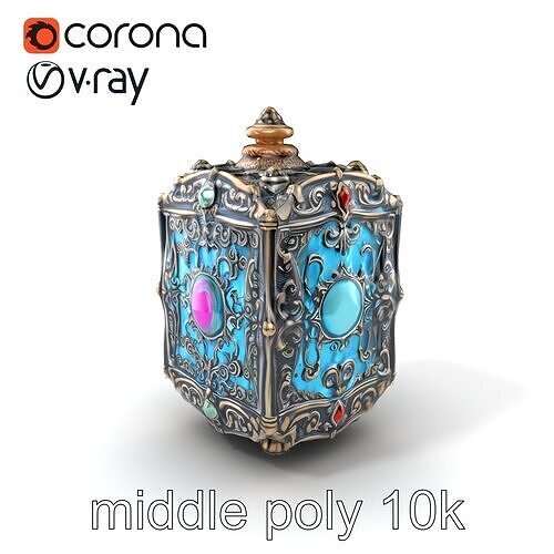 Cursed JewelEncrusted Ancient Artifact model pack Low-poly 3D model