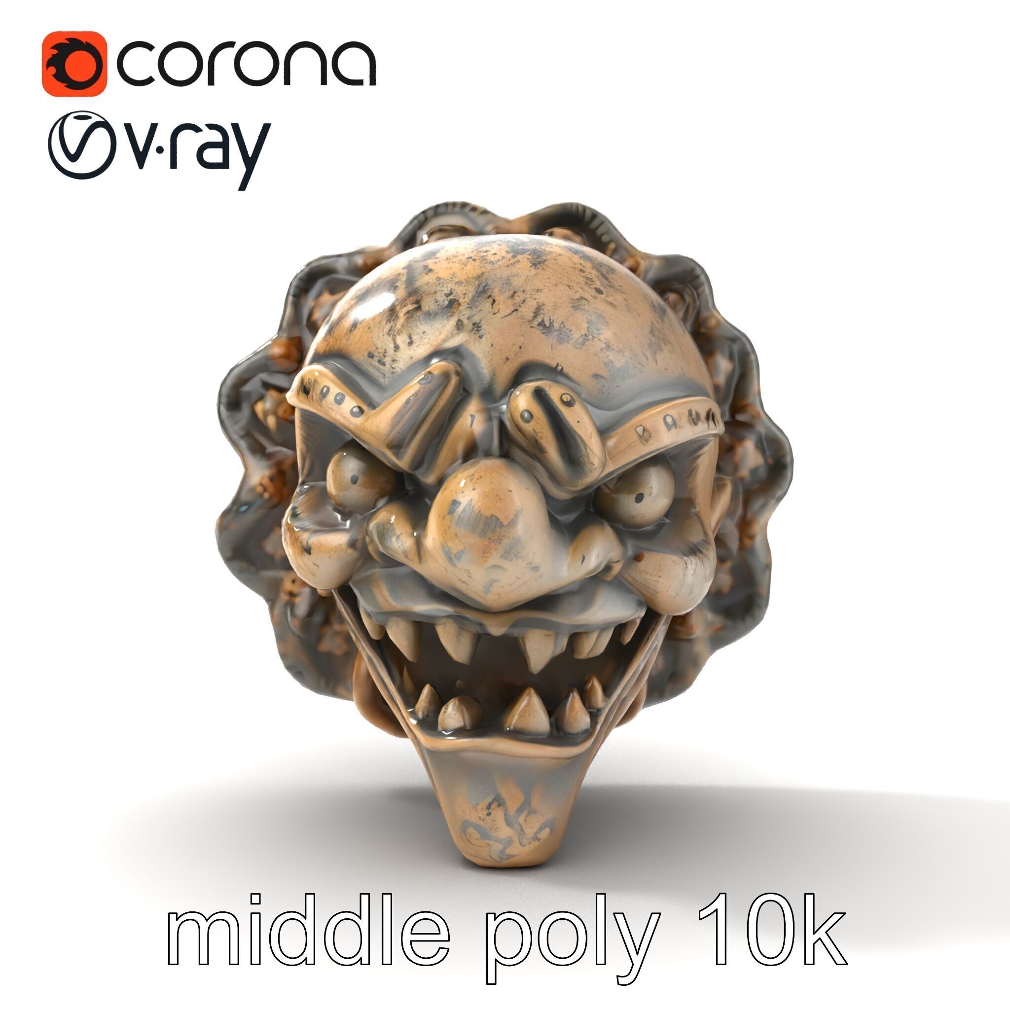 Cursed Talisman Cryptic Designs model pack Low-poly 3D model_25