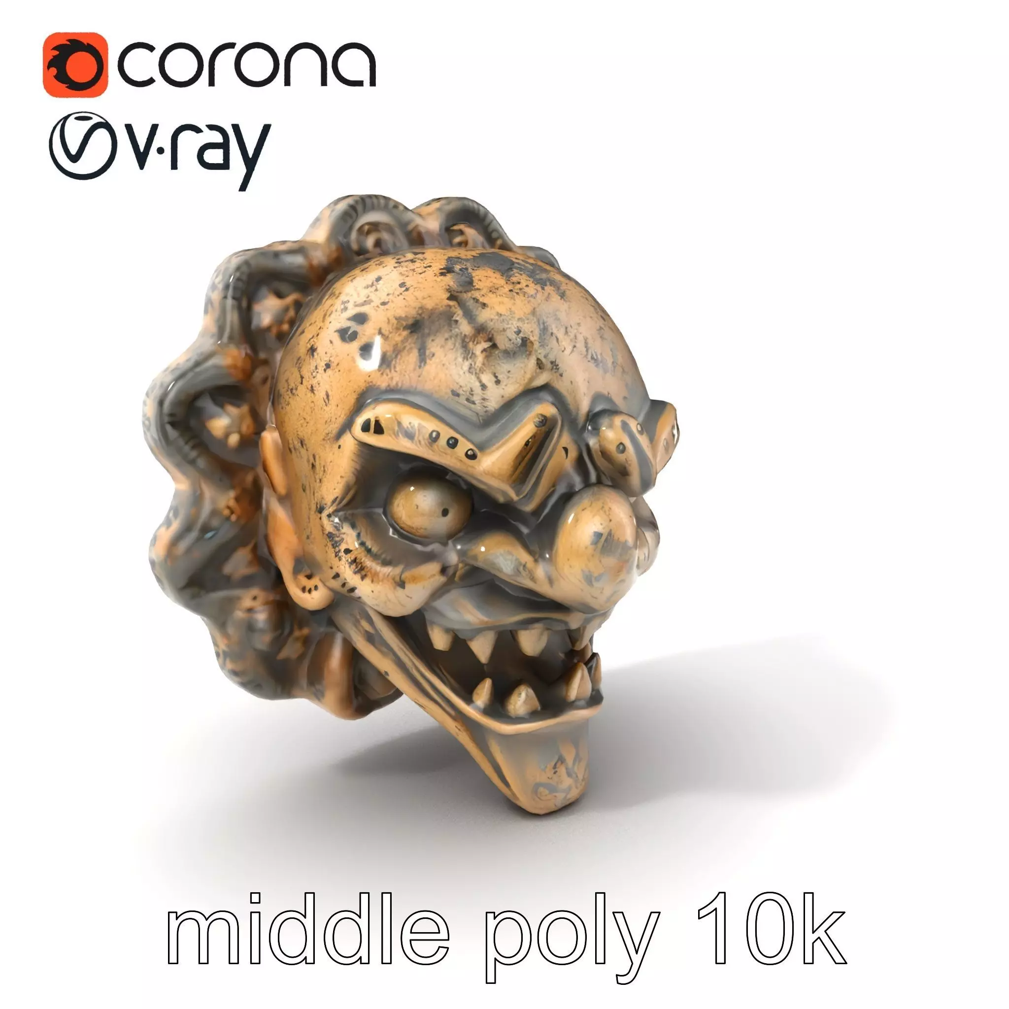 Cursed Talisman Cryptic Designs model pack Low-poly 3D model_0