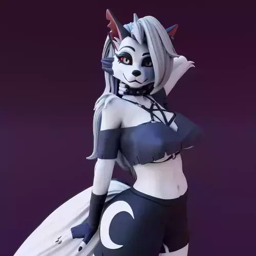 Loona from Helluva boss 3D print model