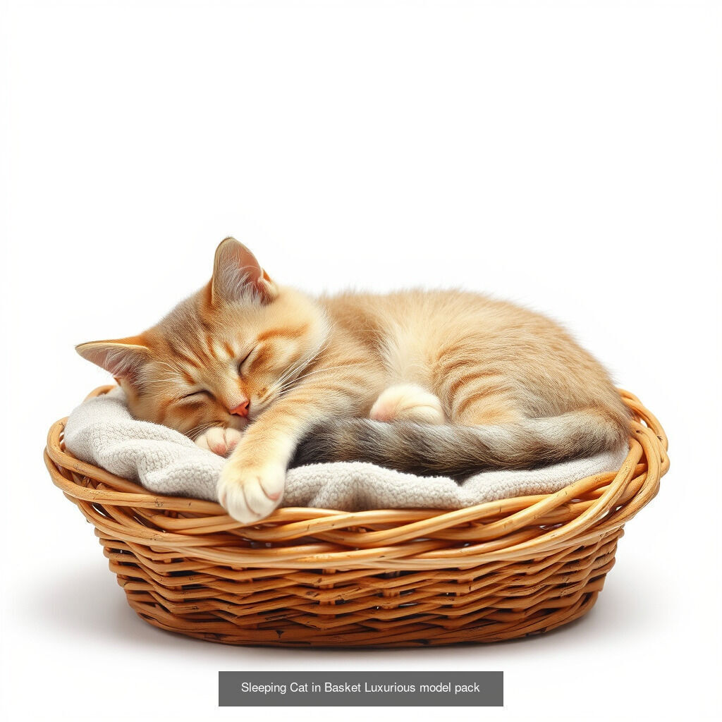 Feline Tranquility Models 3D Model Collection_12