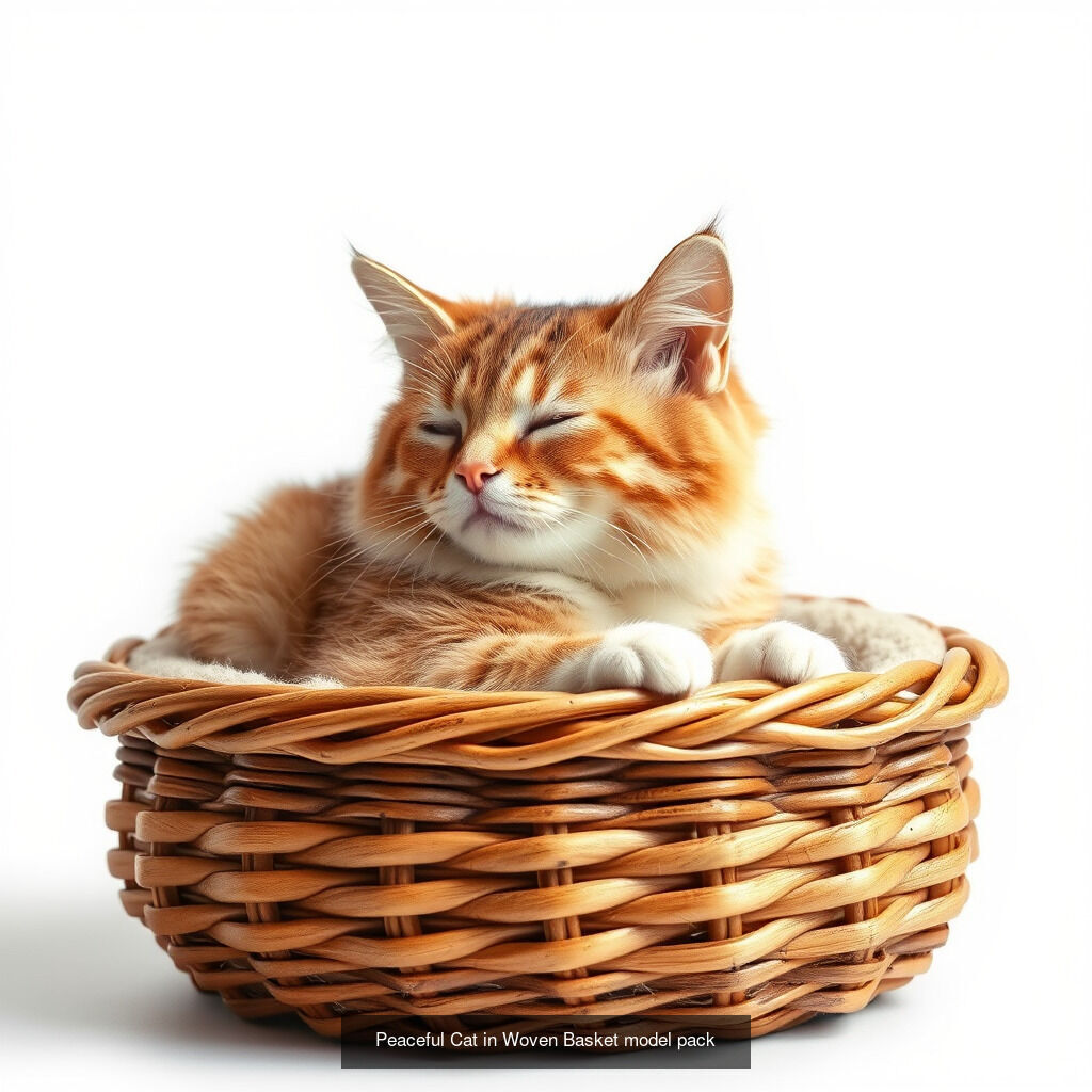 Feline Tranquility Models 3D Model Collection_17