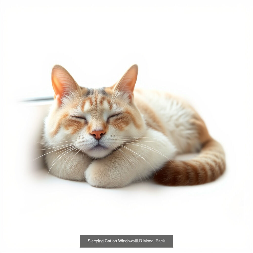 Feline Tranquility Models 3D Model Collection_14