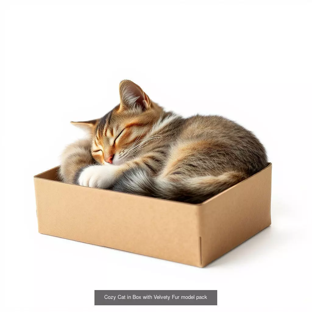 Feline Tranquility Models 3D Model Collection_0