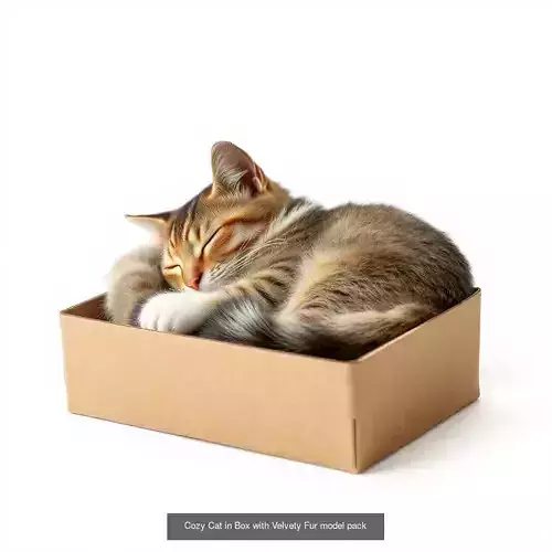 Feline Tranquility Models 3D Model Collection