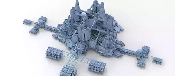 Desert Mars Colony station 1